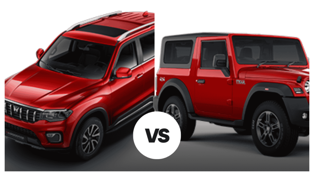 Rugged vs. Refined in 2024: Mahindra Thar vs Mahindra Scorpio Comparison