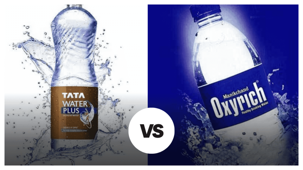 Oxyrich vs Tata Water Plus: Battle of the 2 Premium Water Brands