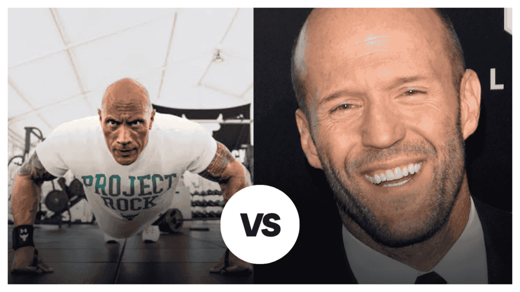 Dwayne Johnson vs Jason Statham: Battle of Hollywood – 2 Tough Guys
