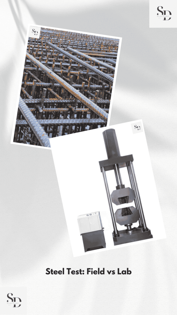 Steel Test: Field vs Lab