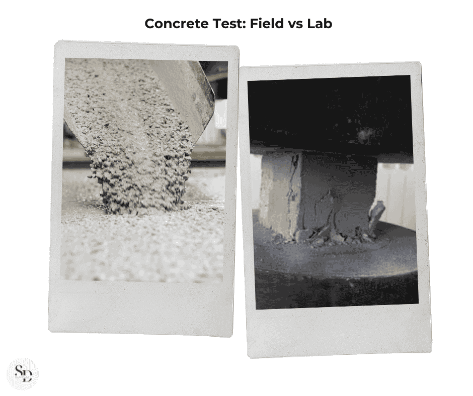 Concrete Test: Field vs Lab