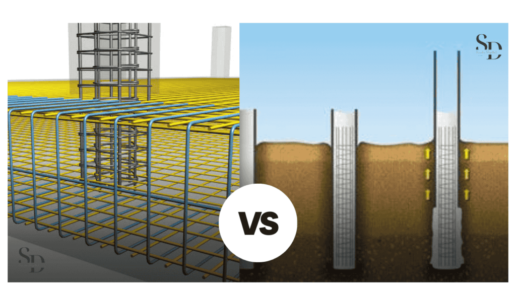 Raft Foundation vs Pile Foundation