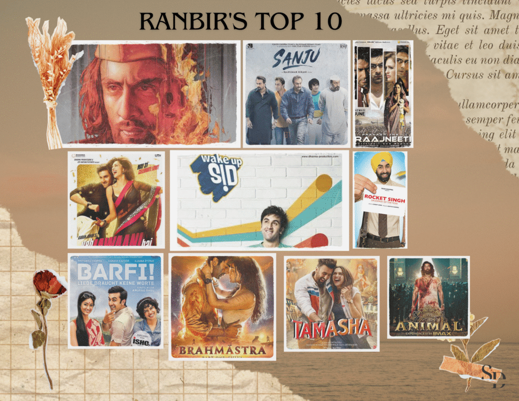 Top 10 Best Movies of Ranbir Kapoor 